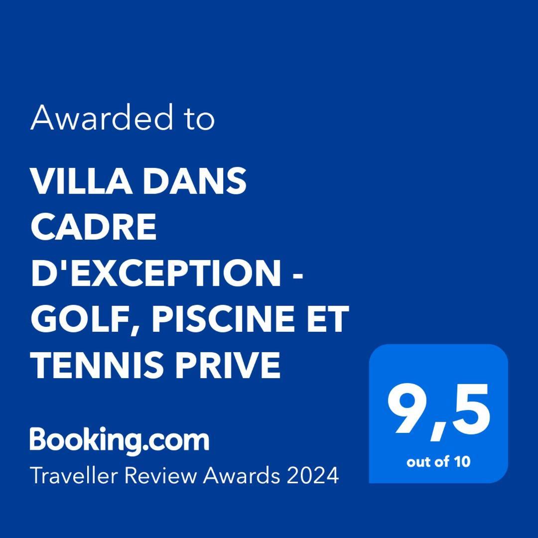 Villa Dans Cadre D'Exception - Golf, Piscine Et Tennis Prive Saint-Cyr-sur-Mer Bagian luar foto
