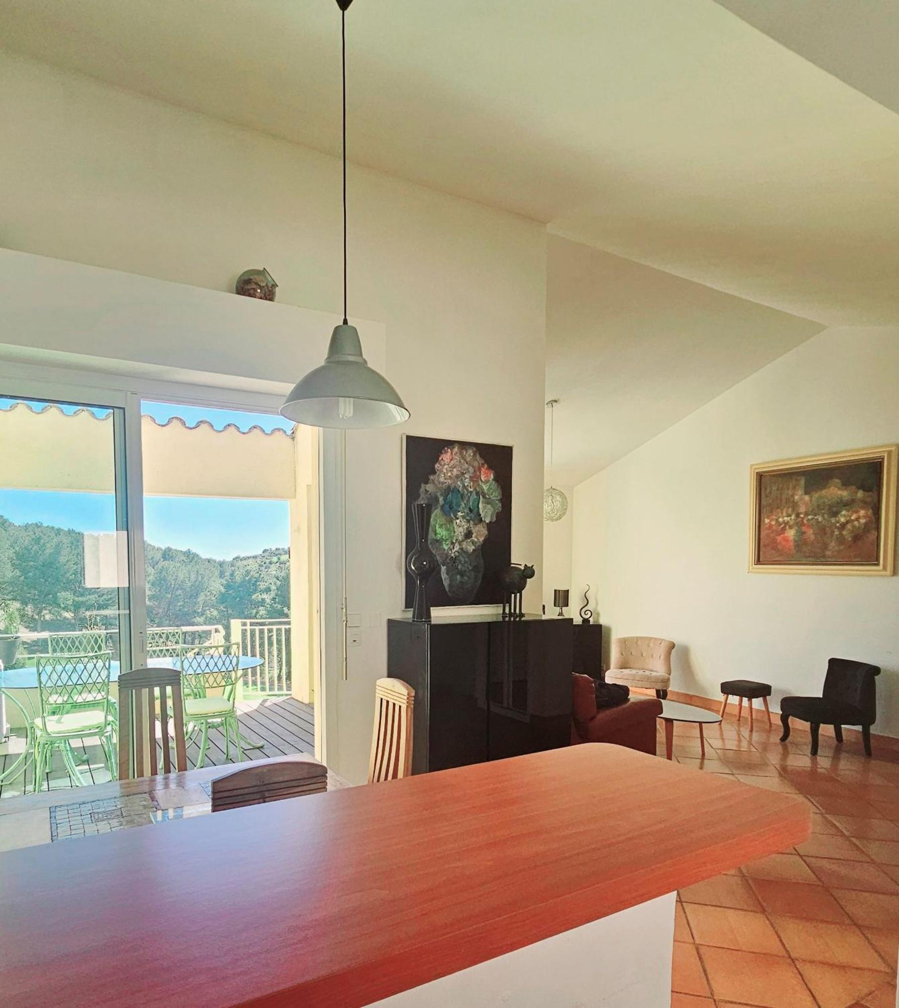 Villa Dans Cadre D'Exception - Golf, Piscine Et Tennis Prive Saint-Cyr-sur-Mer Bagian luar foto